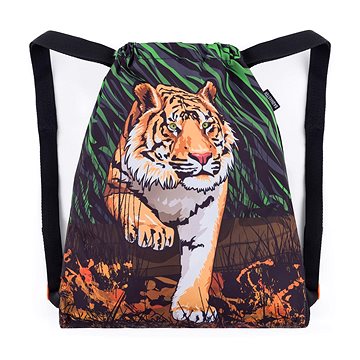 

BAGMASTER BETA 24 B školní sáček na přezůvky / tělocvik – tygr