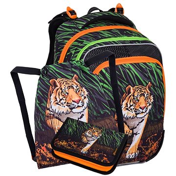 

BAGMASTER BETA 24 B malý školní set pro prvňáčky – tygr