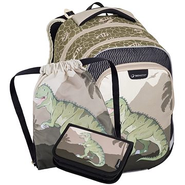 

BAGMASTER LUMI 24 C malý školní set pro prvňáčky – dinosaurus