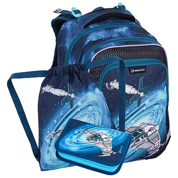 

BAGMASTER LUMI 24 D malý školní set pro prvňáčky – vesmírná loď