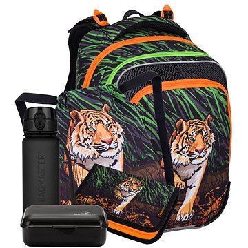 

BAGMASTER BETA 24 B velký školní set pro prvňáčky – tygr