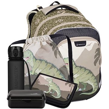 

BAGMASTER LUMI 24 C velký školní set pro prvňáčky – dinosaurus