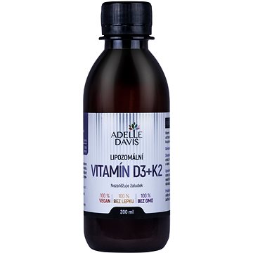 

Adelle Davis Lipozomální vitamín D3-K2, 200 ml