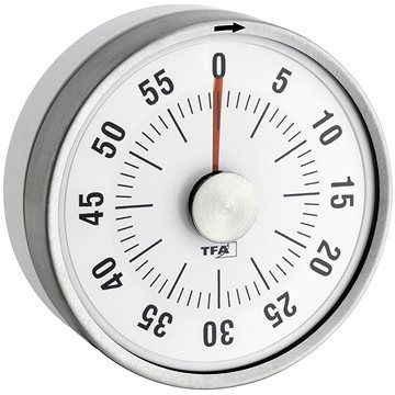 

TFA Mechanická minutka 38.1028.02 – PUCK – bílá