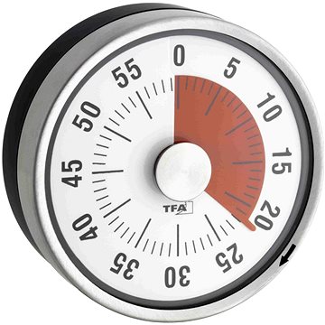 

TFA Mechanická minutka 38.1028.10 – PUCK – antracit
