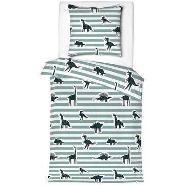 

Mistral Home Povlečení Dino Stripe 140 × 200 / 70 × 90 cm