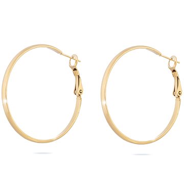 

Biju Pozlacené náušnice 14K, tenký kruh, průměr 3,5 cm 1002593