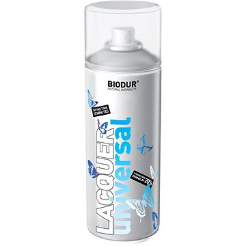 

Biodur Bezbarvý lak ve spreji lesklý 400 ml