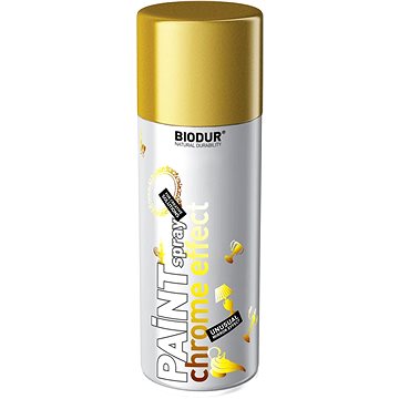

Biodur Barva chrom efekt ve spreji zlatá 400 ml