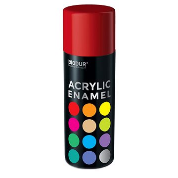 

Biodur Akrylový email ve spreji - červená 400 ml/RAL 3020