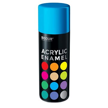 

Biodur Akrylový email ve spreji - blankytně modrá 400 ml/RAL 5015
