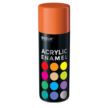 

Biodur Akrylový email ve spreji - oranžová 400 ml/RAL 2004