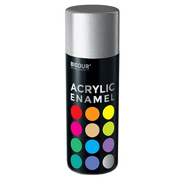 

Biodur Akrylový email ve spreji - stříbrná 400 ml/ RAL 9006
