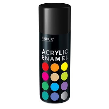 

Biodur Akrylový email ve spreji - lesklá černá 400 ml/RAL 9005