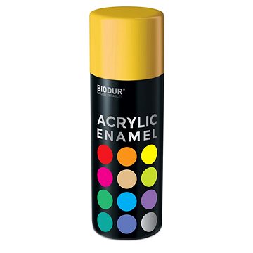 

Biodur Akrylový email ve spreji - žlutá 400 ml/RAL 1023