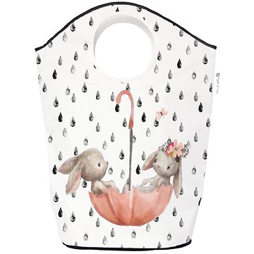 

Butter Kings Koš na prádlo a hračky forest School-Bunnies in the Rain 60 l