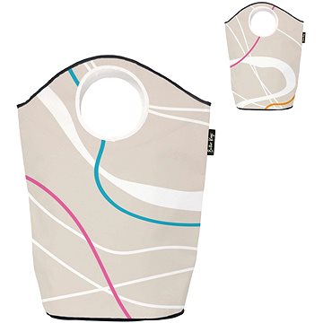 

Butter Kings Koš na prádlo beige abstraction 80 l