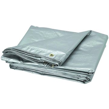 

BKSHOP Zakrývací plachta stříbrná 2 × 3 m, 130 g/m2