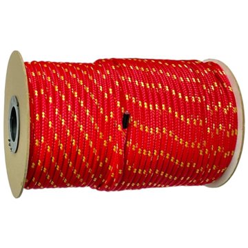 

BKshop PPF 8 Polypropylenové lano pletené s jádrem, průměr 8 mm, 100 m červené