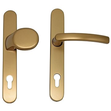 

BLAUGELB Dveřní kování klika - koule KGT35, PZ92, F4 bronz