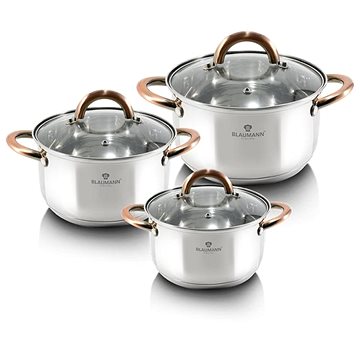 

BLAUMANN Sada nádobí nerez 6 ks Gourmet line Copper