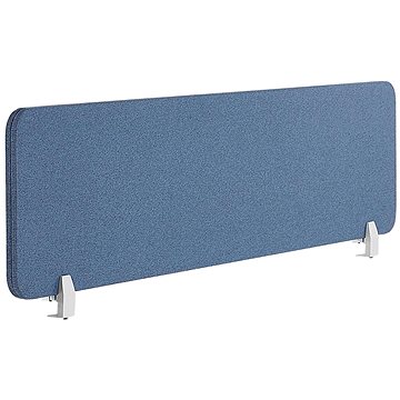 

Přepážka na pracovní stůl 180×40 cm modrá WALLY, 256717