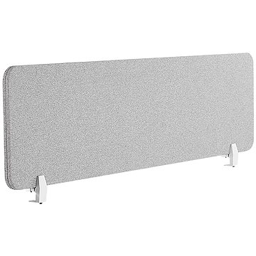 

Přepážka na pracovní stůl 180×40 cm světle šedá WALLY, 256718