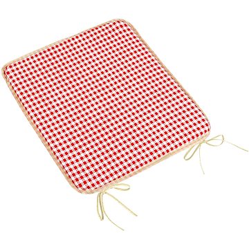 

BELLATEX Sedák BERTA 34/609 hladký 40 × 40 cm, kostička červená