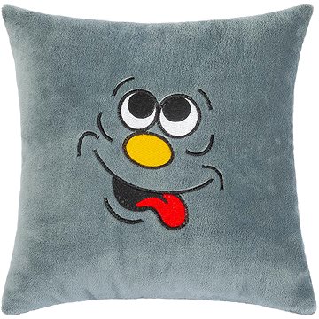 

BELLATEX Smíšek polštářek 38 × 38 cm 6014/042 šedá s výšivkou