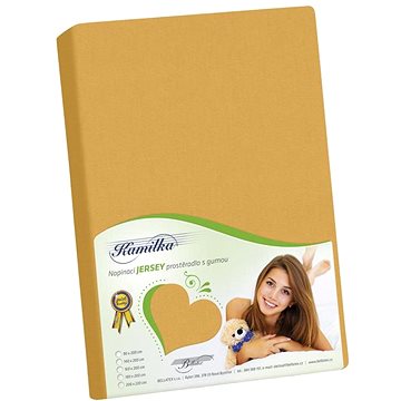 

BELLATEX s.r.o. J3:Jersey prostěradlo 90×200 009 hořčicová