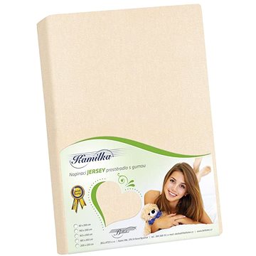 

BELLATEX J7 Prostěradlo Jersey 180 × 200 cm, smetanové