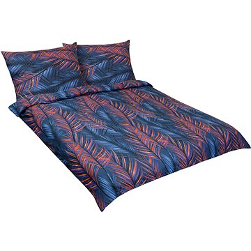 

BELLATEX Povlečení bavlna F 90 cm/581 pírko tmavě modré 1 ks 180 × 200 cm, 2ks 70 × 90 cm