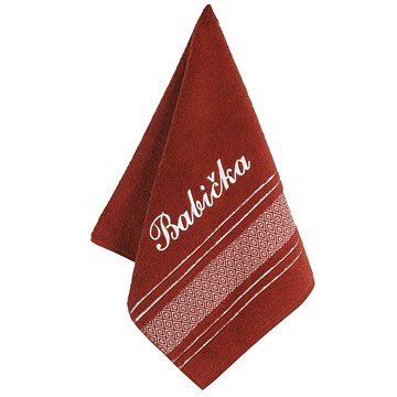 

BELLATEX s.r.o. Froté ručník 50 × 100 mozaika 123/051 s výšivkou Babička