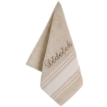 

BELLATEX s.r.o. Froté ručník 50 × 100 mozaika 123/016 s výšivkou Dědeček