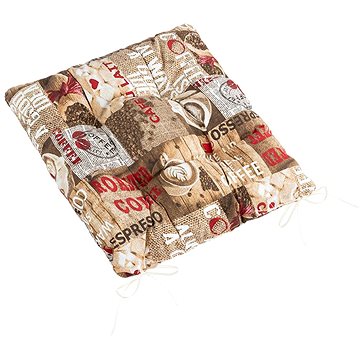 

BELLATEX Sedák EMA 41/560 prošívaný 40 × 40 cm, Zrnková káva