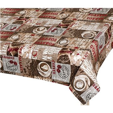 

BELLATEX Ubrus EMA 560 120 × 140 cm, zrnková káva