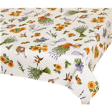 

BELLATEX Ubrus EMA 561 120 × 140 cm, levandule s konvičkou