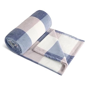 

BELLATEX Kemping plus 7700/020 150×200 modrá kostka