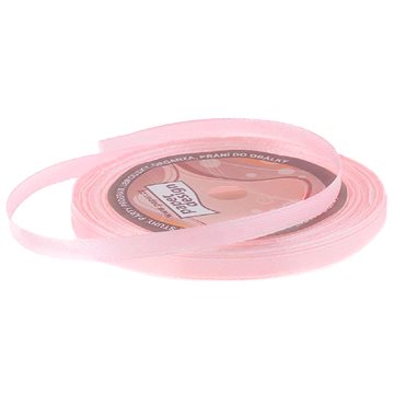 

VIKPAP Stuha - saténová, 6 mm/32 m, pastelově světle růžová