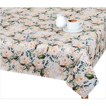 

Bellatex Ubrus EMA - 140 × 140 cm - vanilková růže