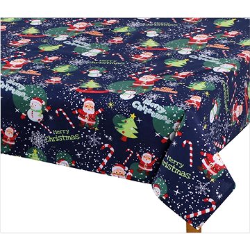 

Bellatex Ubrus VÁNOCE - 120 × 140 cm - vánoční motiv modrý