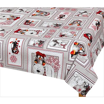

Bellatex Ubrus VÁNOCE - 120 × 140 cm - zimní patchwork