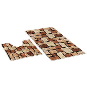 

Bellatex 3D tisk sada 60 × 100, 60 × 50 cm - kamenná dlažba