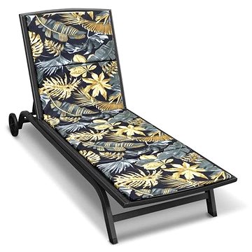 

BELLATEX Polstr na lehátko - 55 × 195 cm monstera