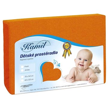 

Bellatex Dětské jersey - 60 × 120 cm - oranžová