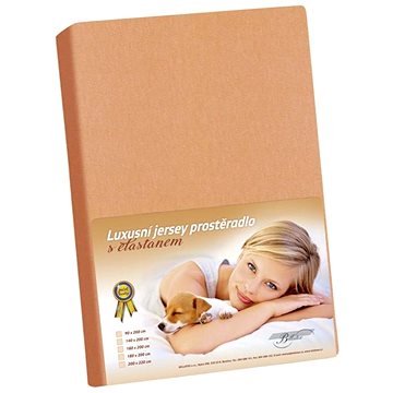 

Bellatex Jersey s elastanem - 120 × 200 cm - lososová
