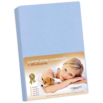 

BELLATEX Prostěradlo Jersey s elastanem 120 × 200 cm, modré