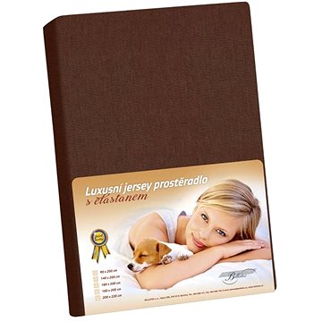 

Bellatex Jersey s elastanem - 120 × 200 cm - tmavě hnědá