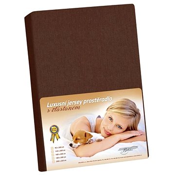 

Bellatex Jersey s elastanem - 180 × 200 cm - tmavě hnědá