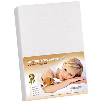 

Bellatex Jersey s elastanem - 90 × 200 cm - bílá